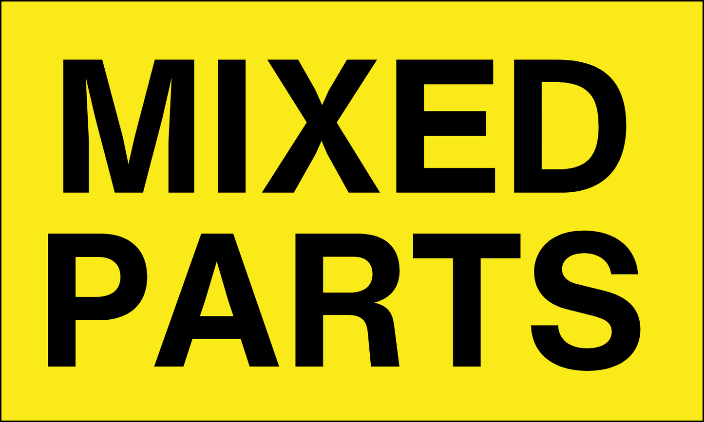 StickerJet Mixed Parts - OSHA Mixed Labels - 3"x5" Rectangle Labels - 500 Qty/Roll - Paper, Easy Peel And Stick, Strong Adhesive, Made In USA