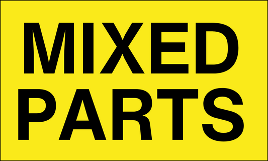 StickerJet Mixed Parts - OSHA Mixed Labels - 3"x5" Rectangle Labels - 500 Qty/Roll - Paper, Easy Peel And Stick, Strong Adhesive, Made In USA