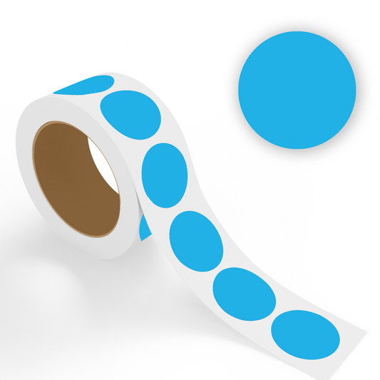 Light Blue Dot Labels