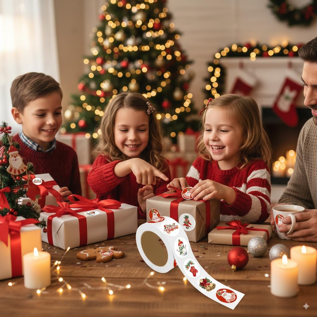 Christmas Sticker – Assorted Holiday Designs