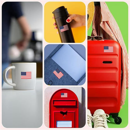 American Flag - Roll / Sheet- 2"x3" / 3"x4" / 4"x6" / 5"x7"