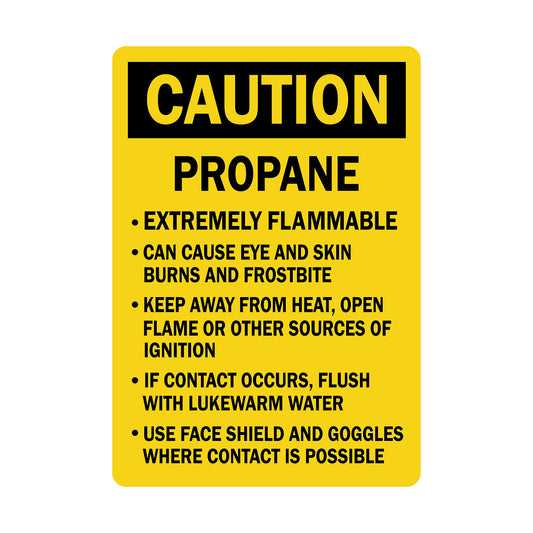 OSHA Caution: Propane Storage
