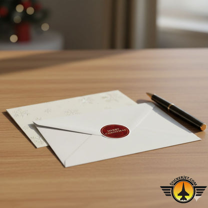 Christmas Sticker – Merry Christmas Text Design