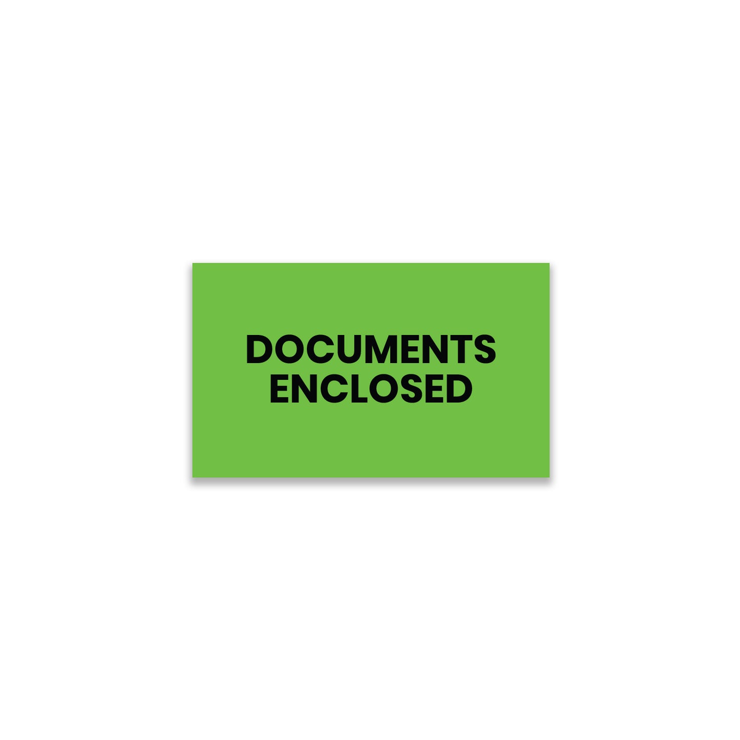 Documents Enclosed - Enclosed Labels Roll - 3"x5"