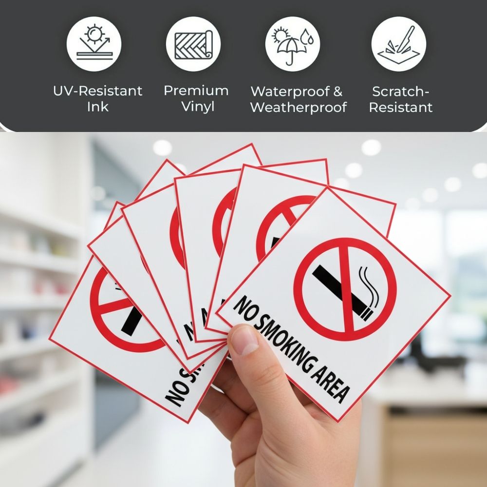 No Smoking Sign Stickers