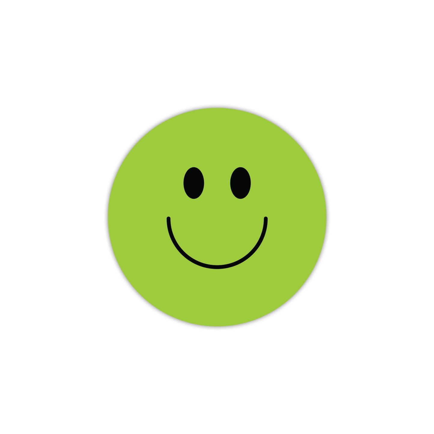 Multi Color Smiley Face - 500 Labels/Roll - 1"x1" / 2"x2" / 3"x3"