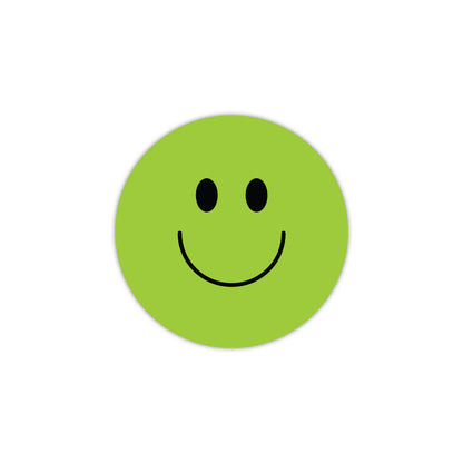 Multi Color Smiley Face - 500 Labels/Roll - 1"x1" / 2"x2" / 3"x3"