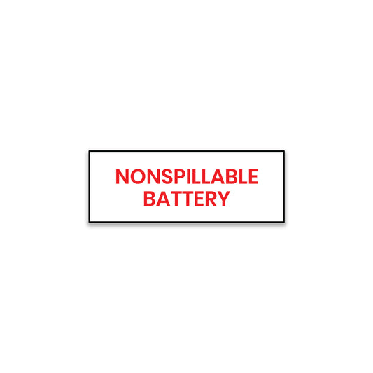 Nonspillable Battery - Air Specialty Labels