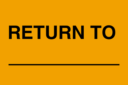 StickerJet Return To – OSHA Quality Control Roll Labels – 2x3" Rectangle Labels – 500 Qty/Roll – Paper, Easy Peel And Stick, Strong Adhesive, Made In USA