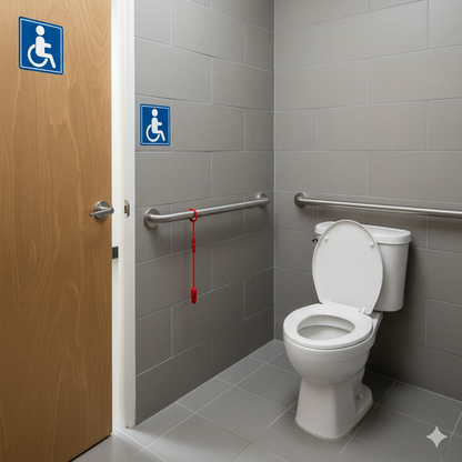 Handicap Wheelchair Accessible Vinyl Decals