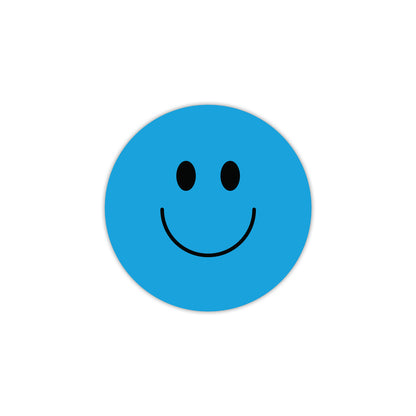 Multi Color Smiley Face - 500 Labels/Roll - 1"x1" / 2"x2" / 3"x3"