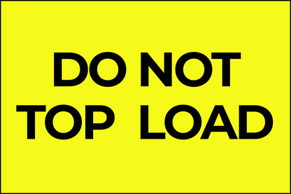 Do Not Top Load - Do Not Labels Roll - 3"x5"