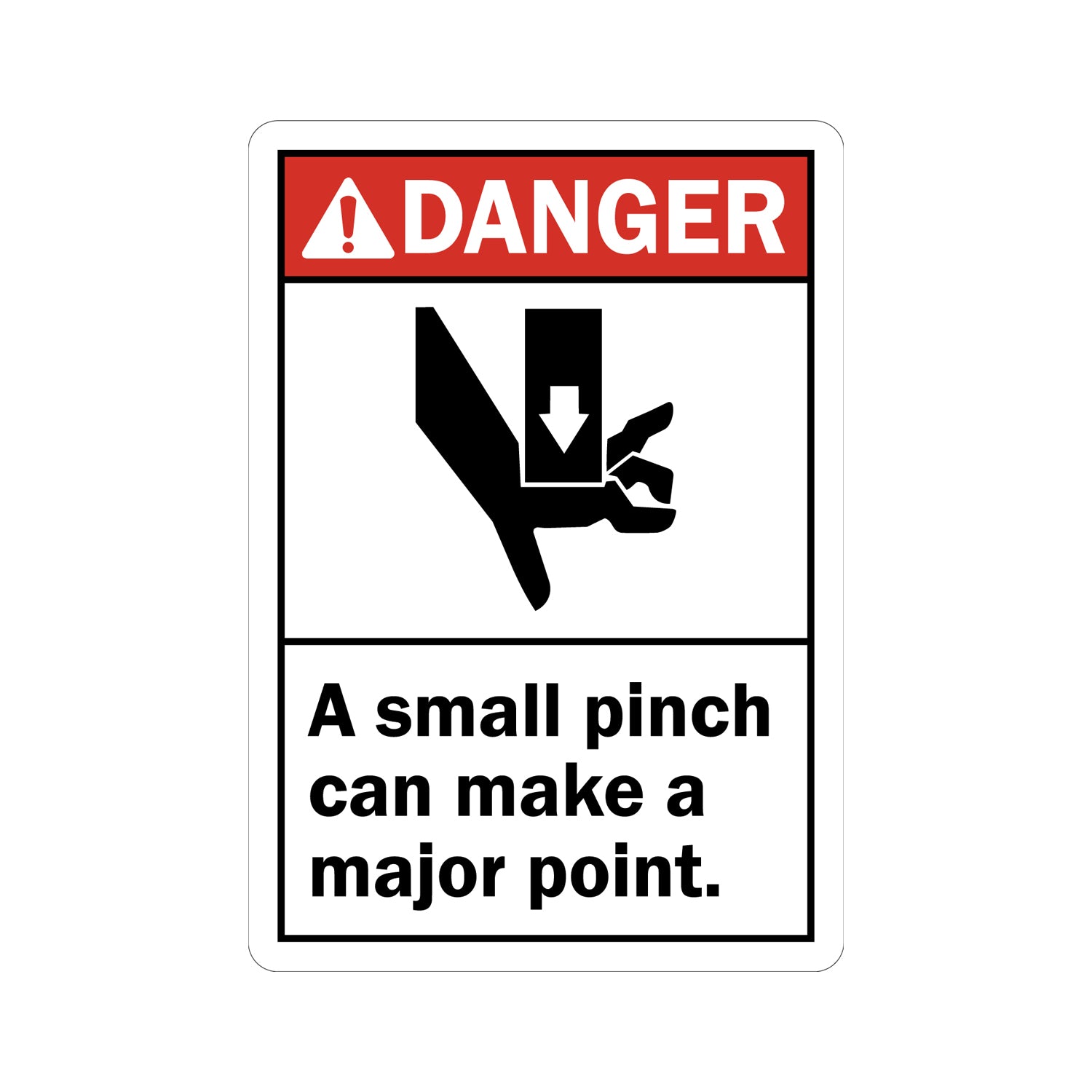 ANSI Danger: A Small Pinch Can Make A Major Point