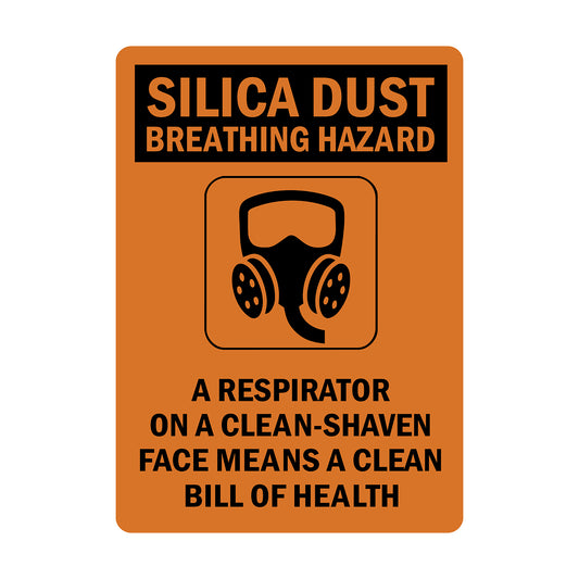 Silica Dust Breathing Hazard: a Respirator on a Clean-Shaven Face Means a Clean Bill of Health