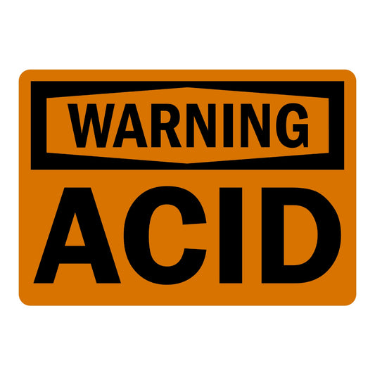 OSHA Warning: Acid
