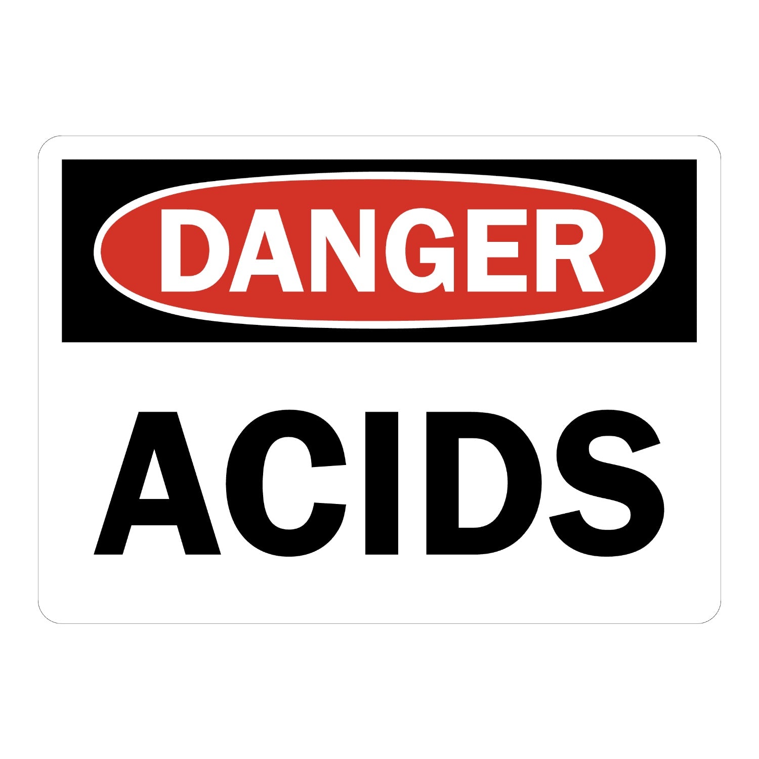 OSHA Danger: Acids