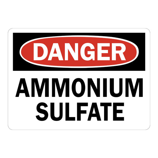 OSHA Danger: Ammonium Sulfate