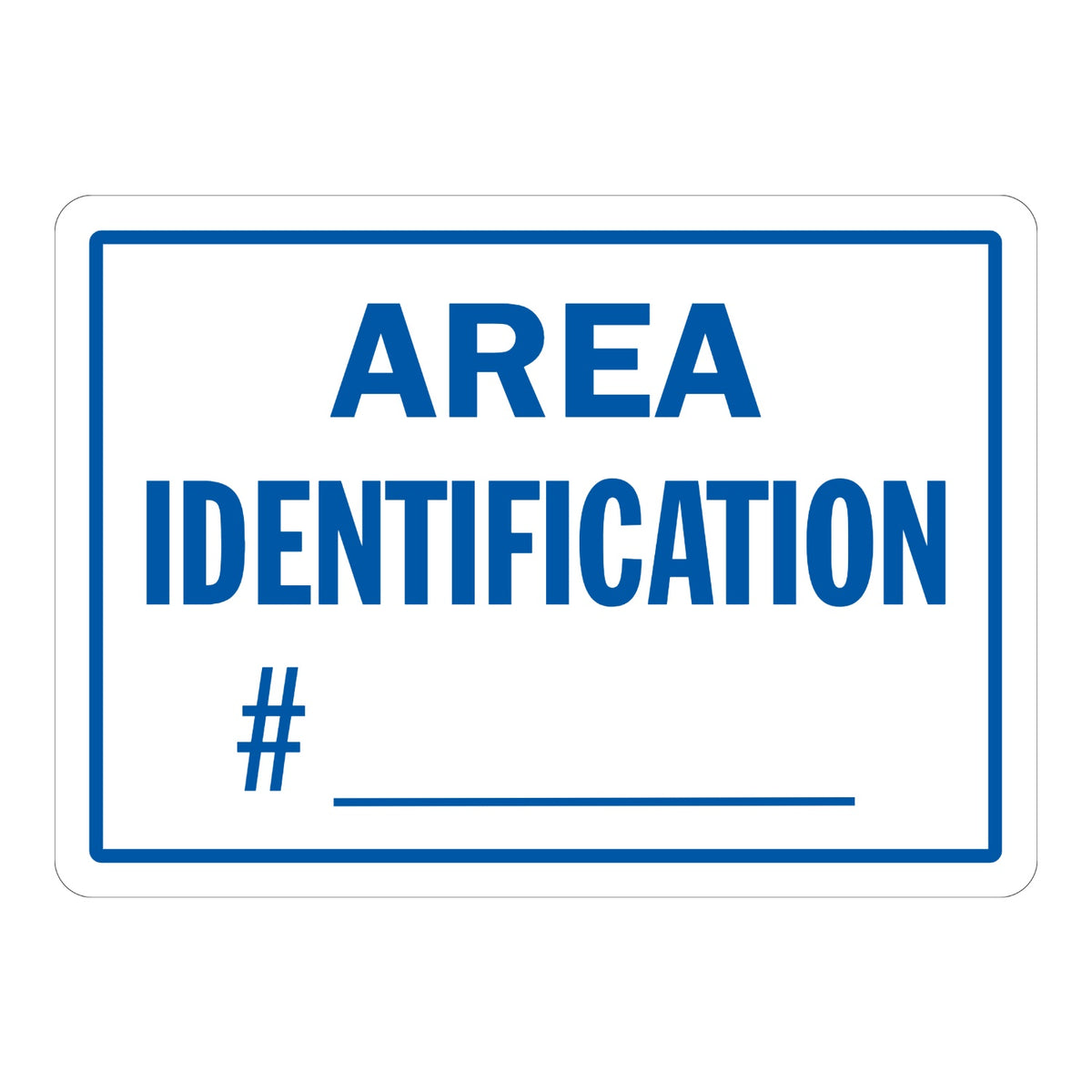 Area Identification Sign