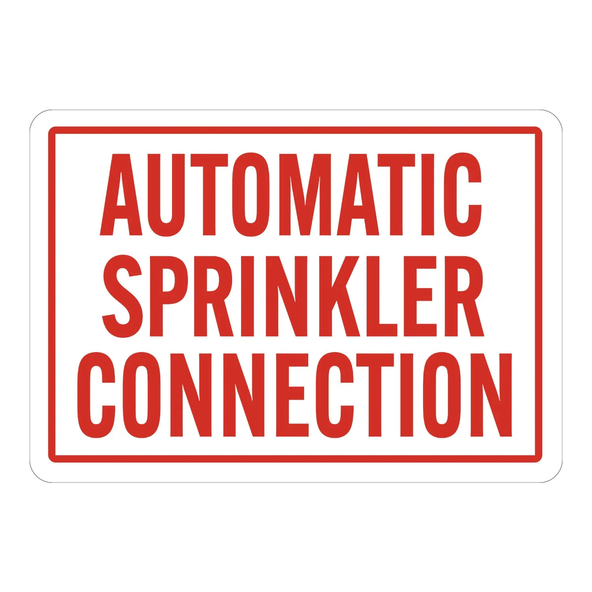 Automatic Sprinkler Connection (With Red Text)