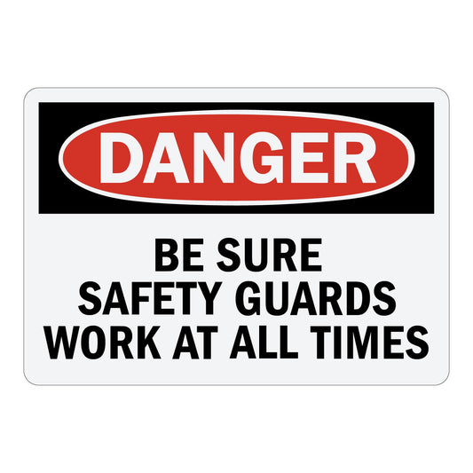 OSHA Danger: Be Sure Safety Guards Work At All Times