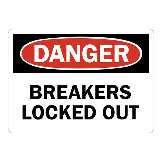 OSHA Danger: Breakers Locked Out