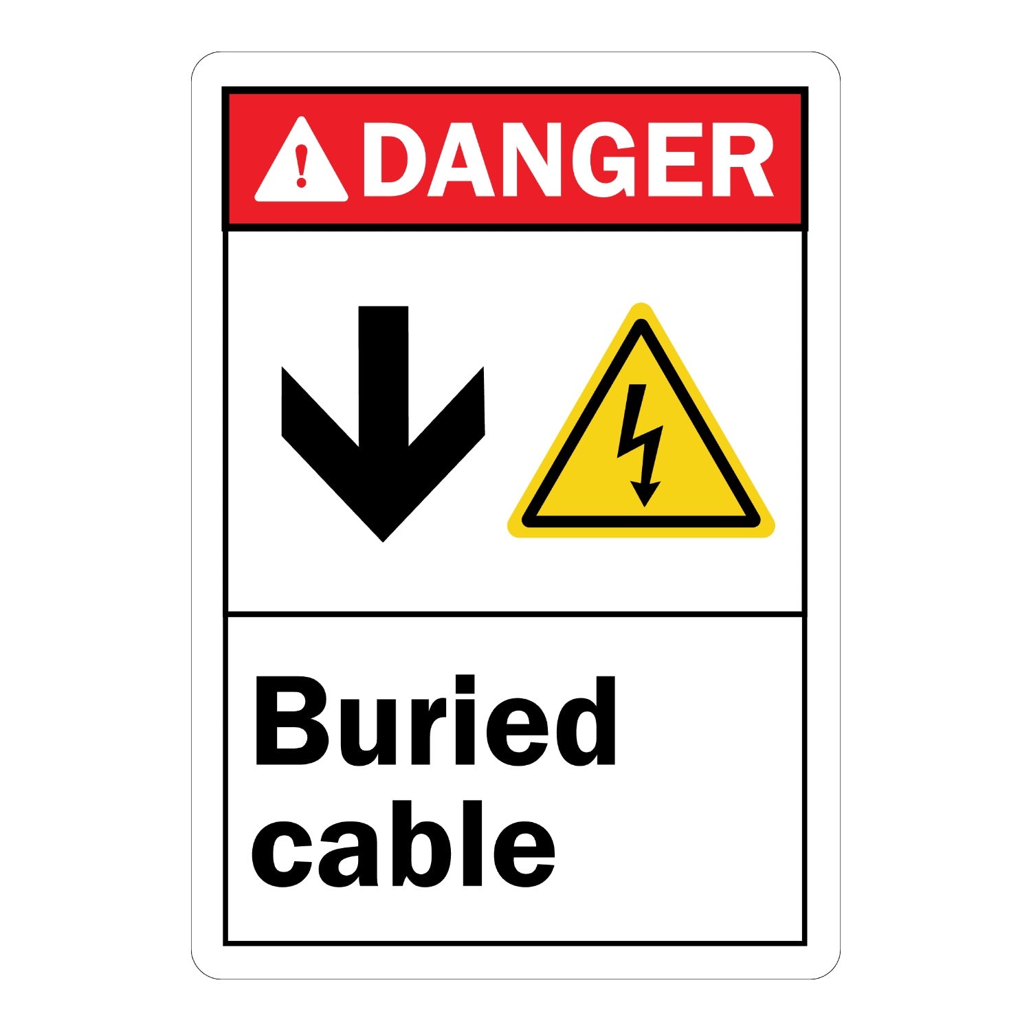 ANSI Danger: Buried Cable
