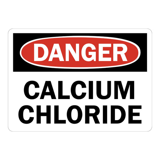 OSHA Danger: Calcium Chloride