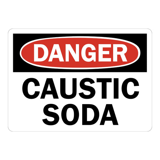 OSHA Danger: Caustic Soda