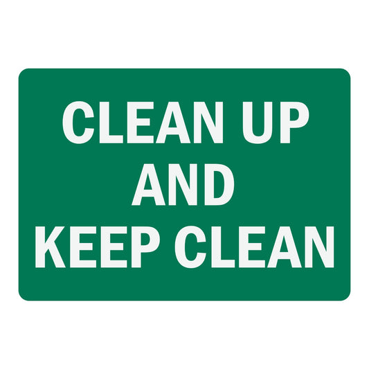 Clean Up and Keep Clean