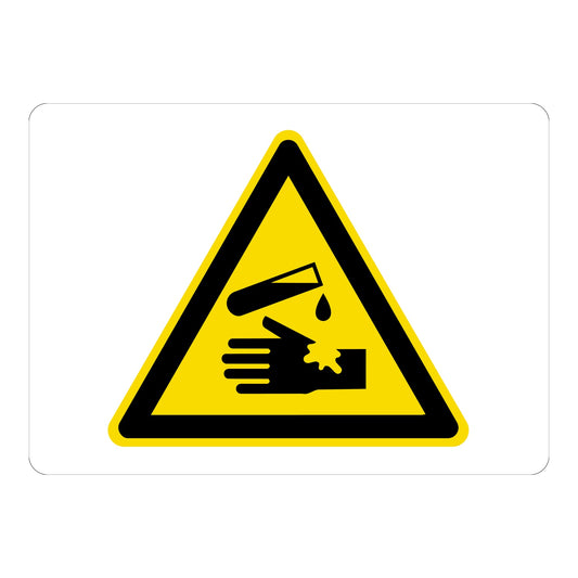 Caution: Corrosive Symbol