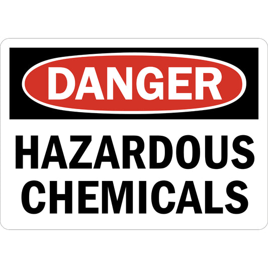 OSHA Danger: Hazardous Chemicals
