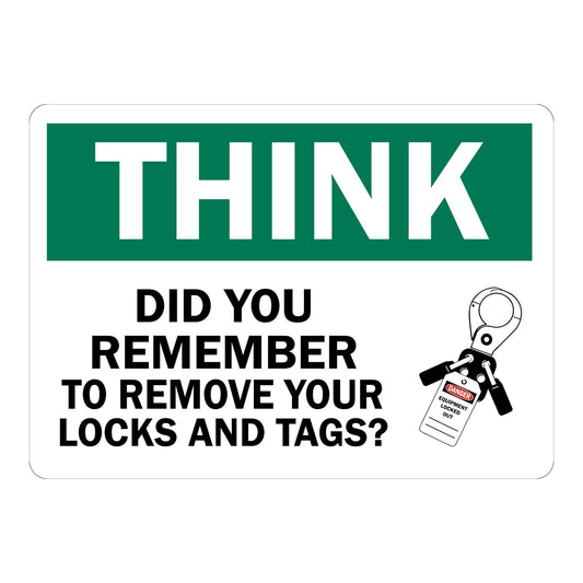 Think: Did You Remember To Remove Your Locks And Tags?