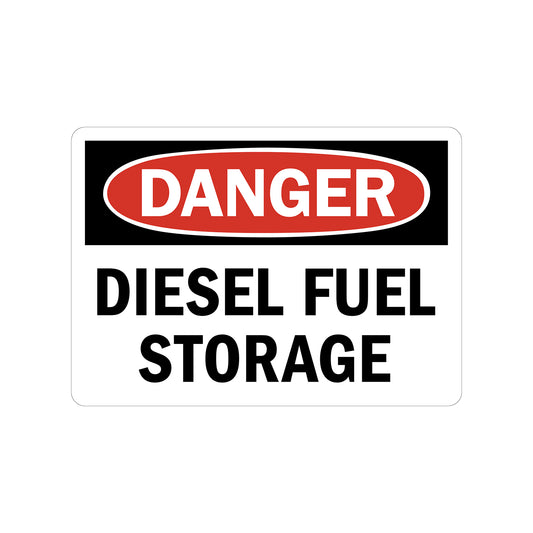 OSHA Danger: Diesel Fuel Storage