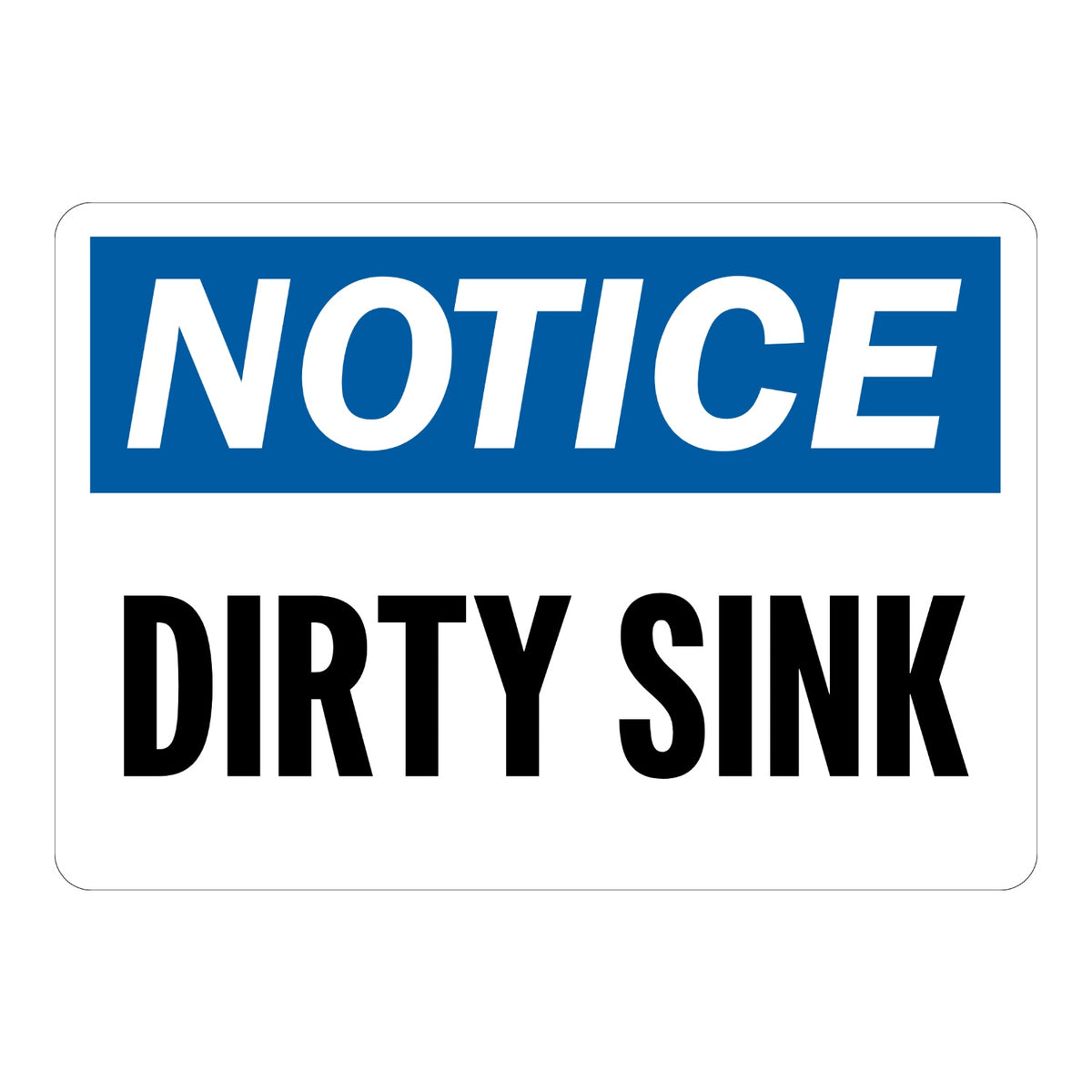 OSHA Notice: Dirty Sink