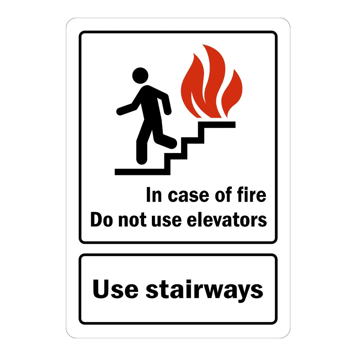 Warning: In Case of Fire Do Not Use Elevator, Use Stairways
