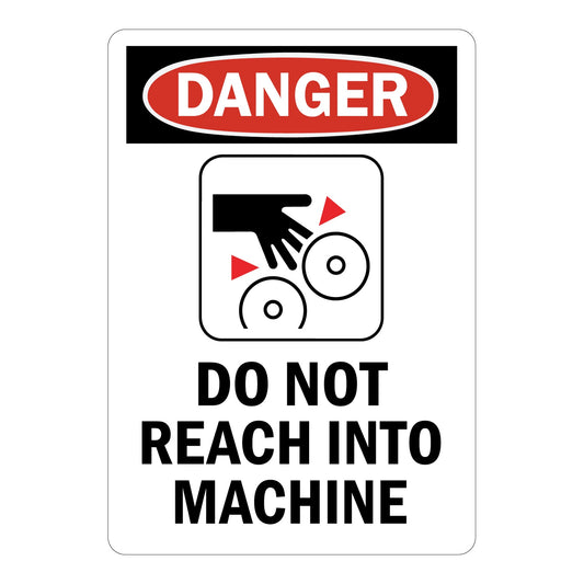 OSHA Danger: Do Not Reach Into Machine