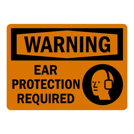 OSHA Warning: Ear Protection Required (With Graphic)