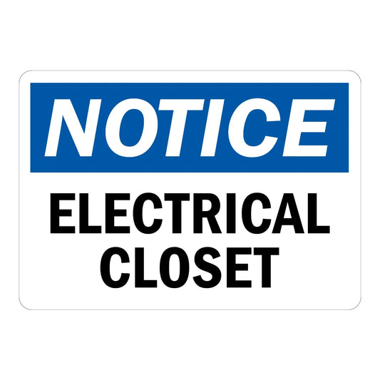 OSHA Notice: Electrical Closet