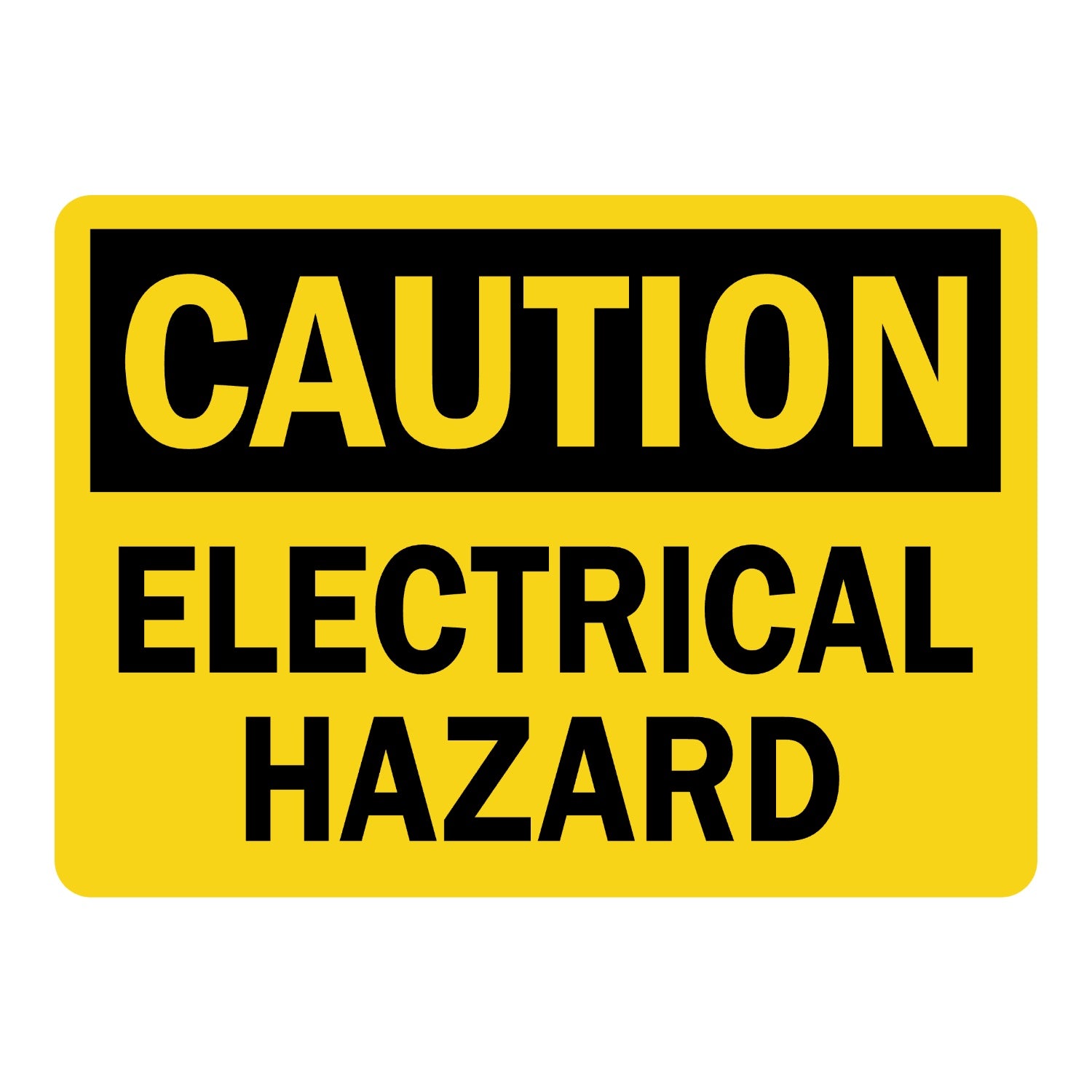 OSHA Caution: Electrical Hazard