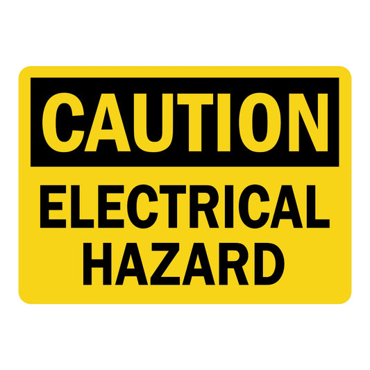 OSHA Caution: Electrical Hazard