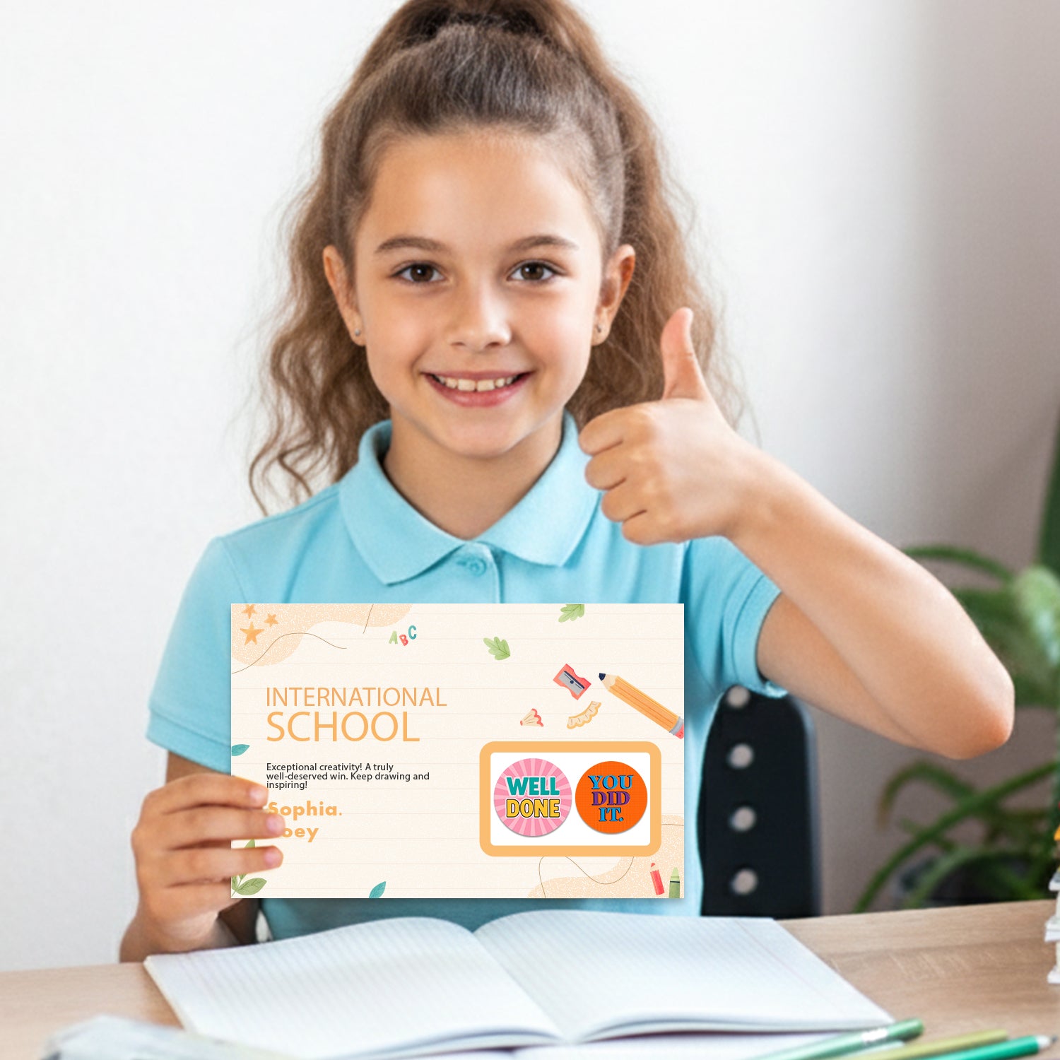 Encouraging Sticker – Bold Motivation Design