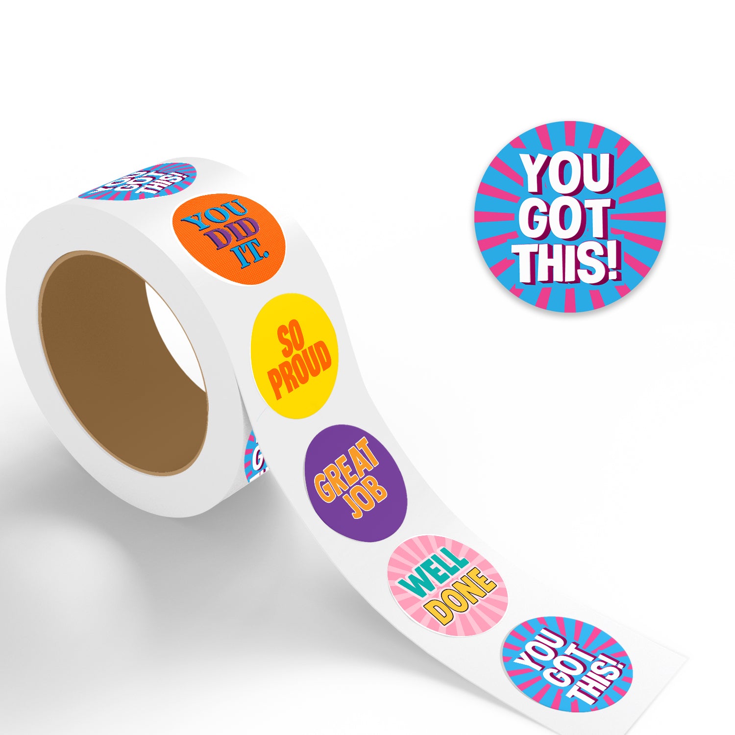 Encouraging Sticker – Bold Motivation Design