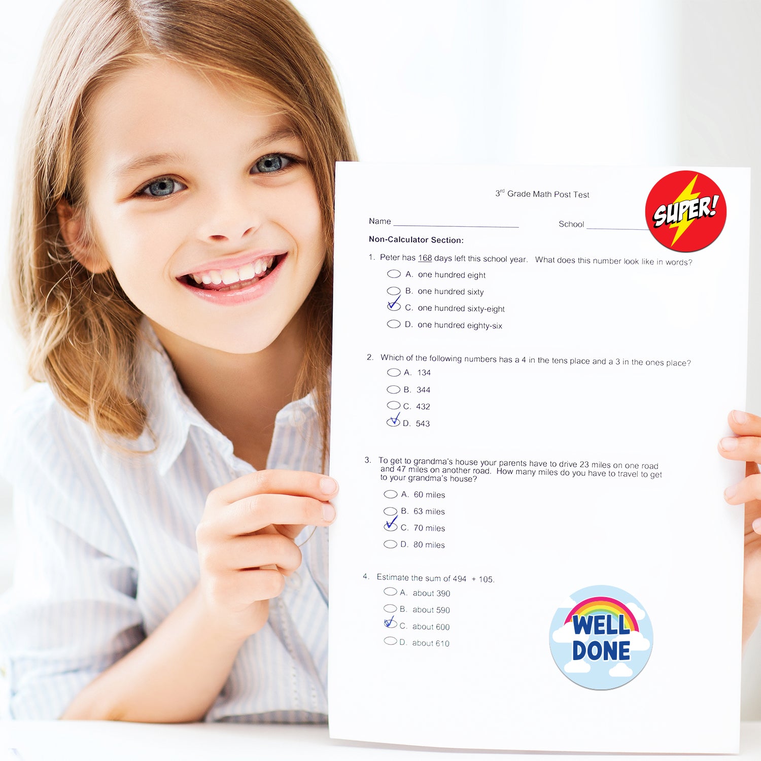 Encouraging Sticker – Comic Reward Design