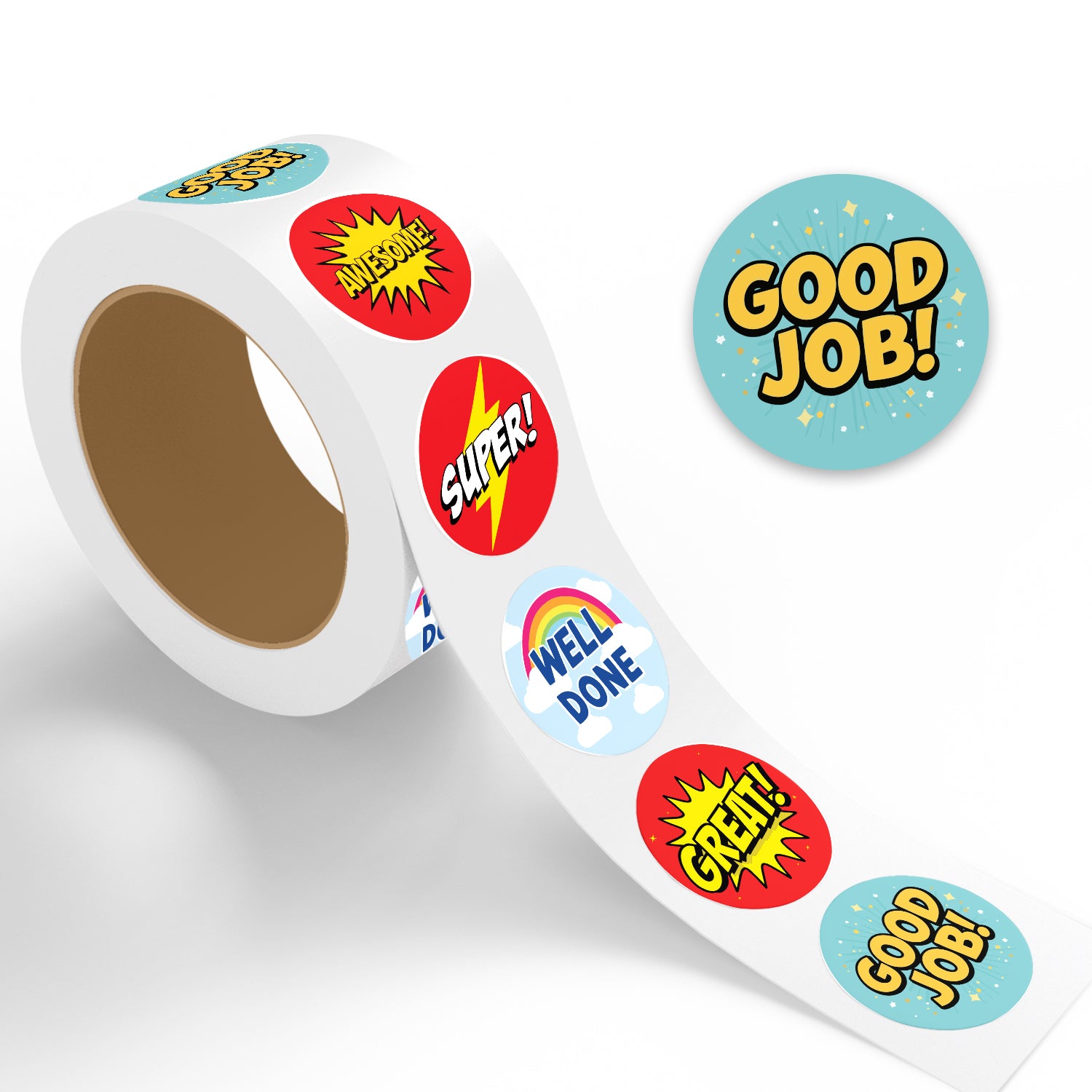 Encouraging Sticker – Comic Reward Design