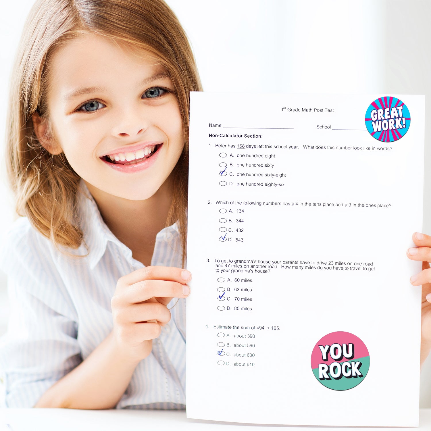 Encouraging Sticker – Pop Art Design