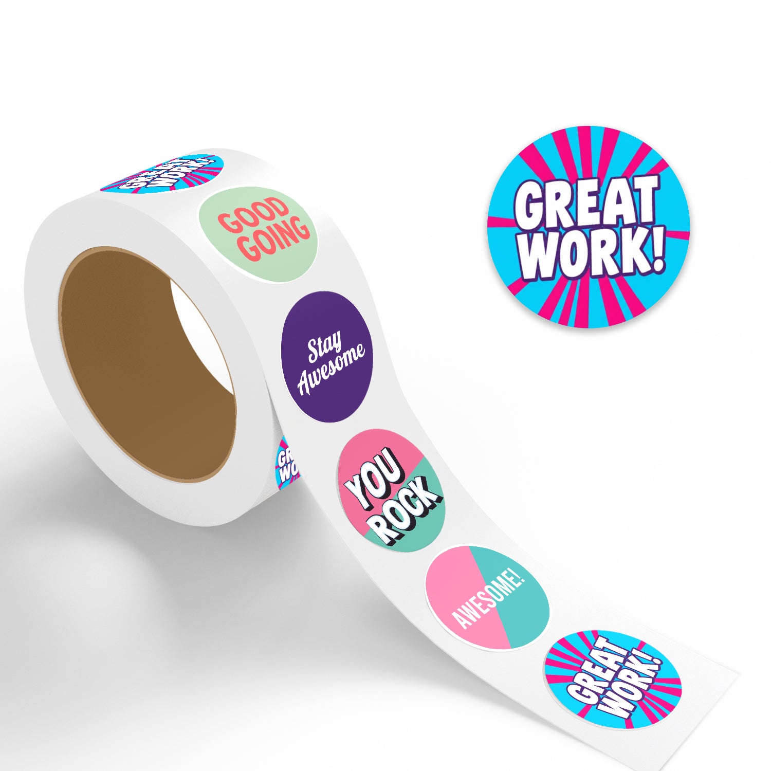 Encouraging Sticker – Pop Art Design