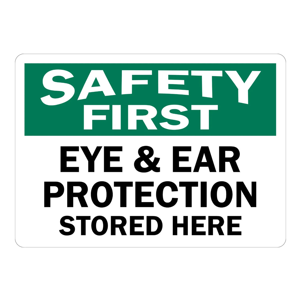 Safety First: Eye & Ear Protection Stored Here