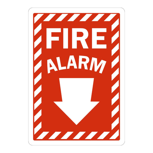 Warning: Fire Alarm (With Down Arrow)