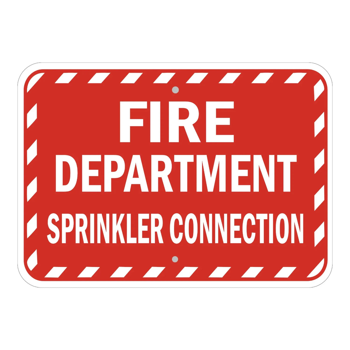Warning: Fire Department Sprinkler Connection