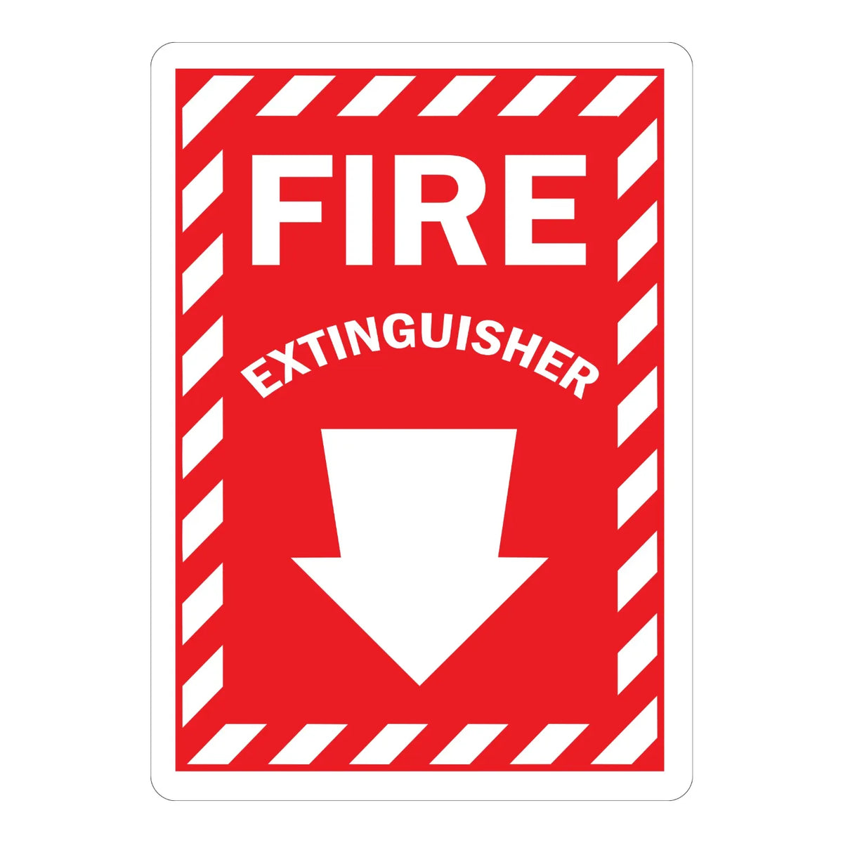 Fire Extinguisher (With Downward Arrow)